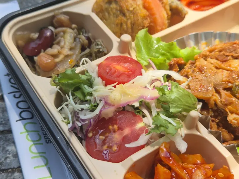 런치바스켓 단체도시락 실제 사진