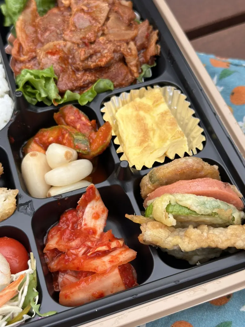 런치바스켓 단체도시락 실제 사진