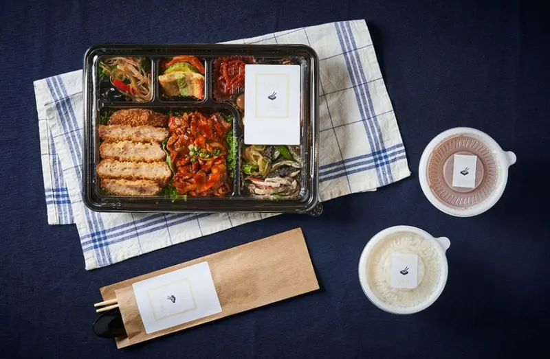 런치바스켓 단체도시락 실제 사진