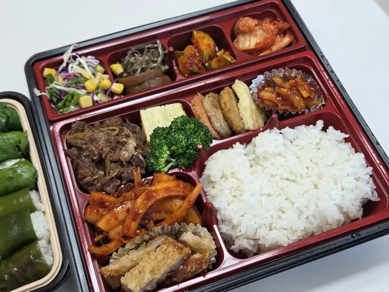 런치바스켓 단체도시락 실제 사진