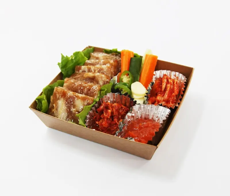 런치바스켓 단체도시락 실제 사진