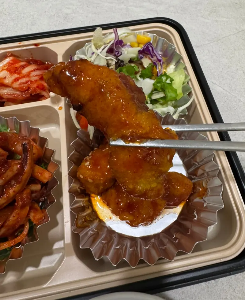 런치바스켓 단체도시락 실제 사진