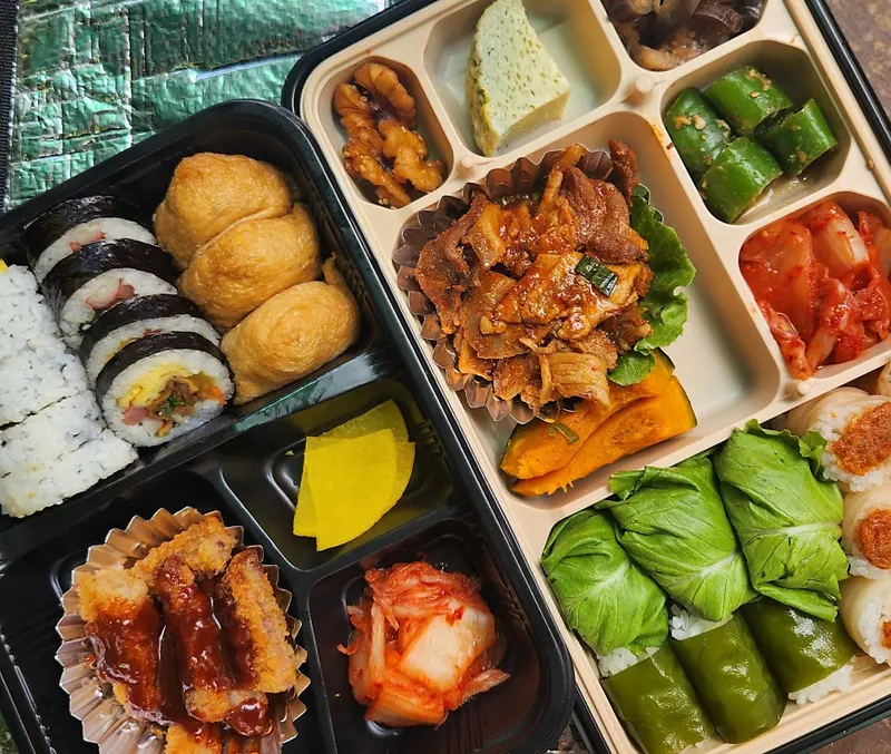 런치바스켓 단체도시락 실제 사진
