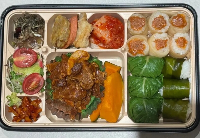 런치바스켓 단체도시락 실제 사진