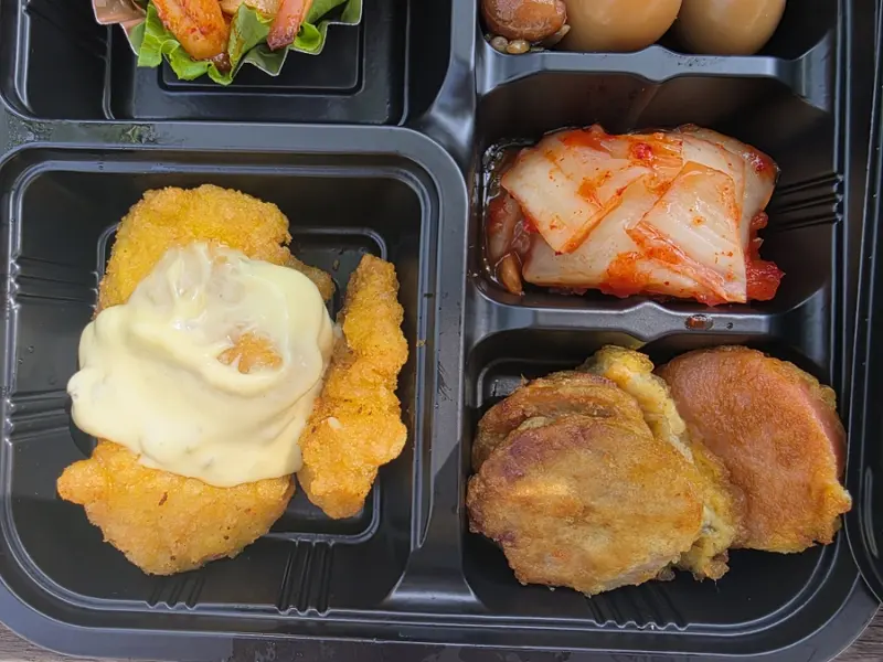 런치바스켓 단체도시락 실제 사진