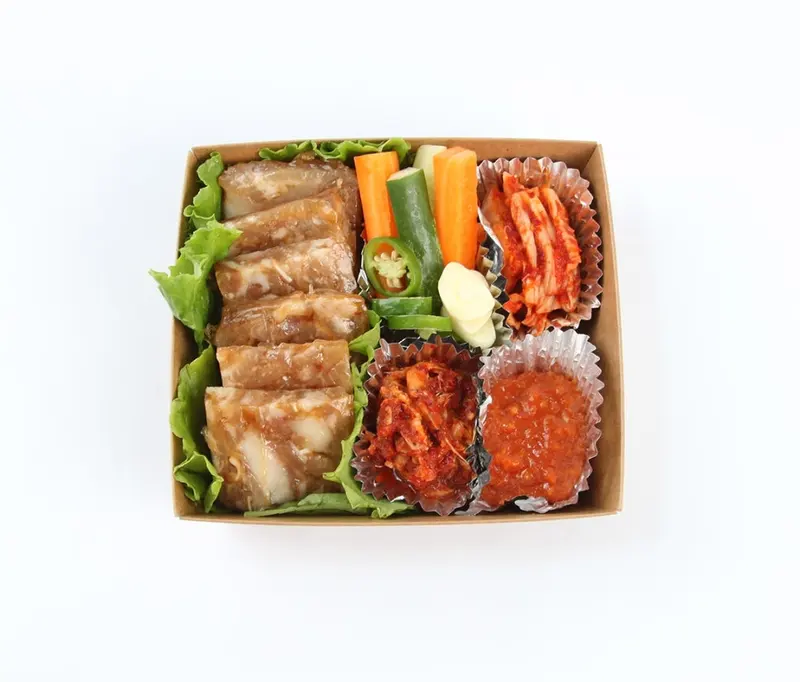 런치바스켓 단체도시락 실제 사진