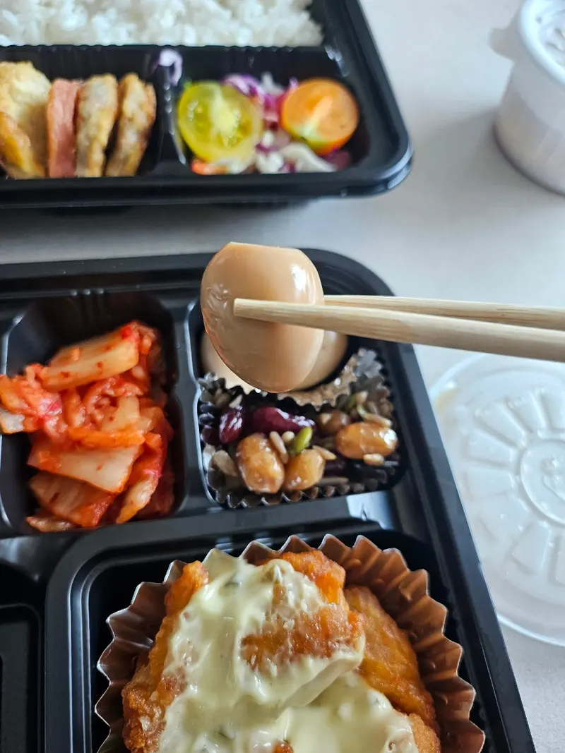 런치바스켓 단체도시락 실제 사진
