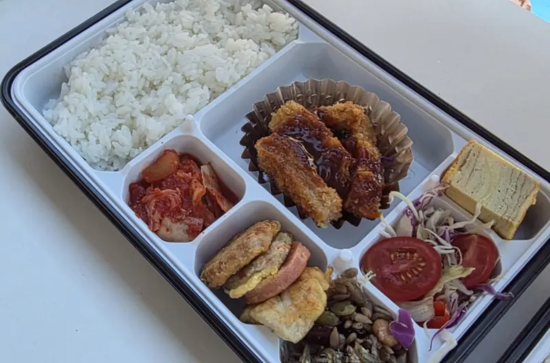 런치바스켓 단체도시락 실제 사진