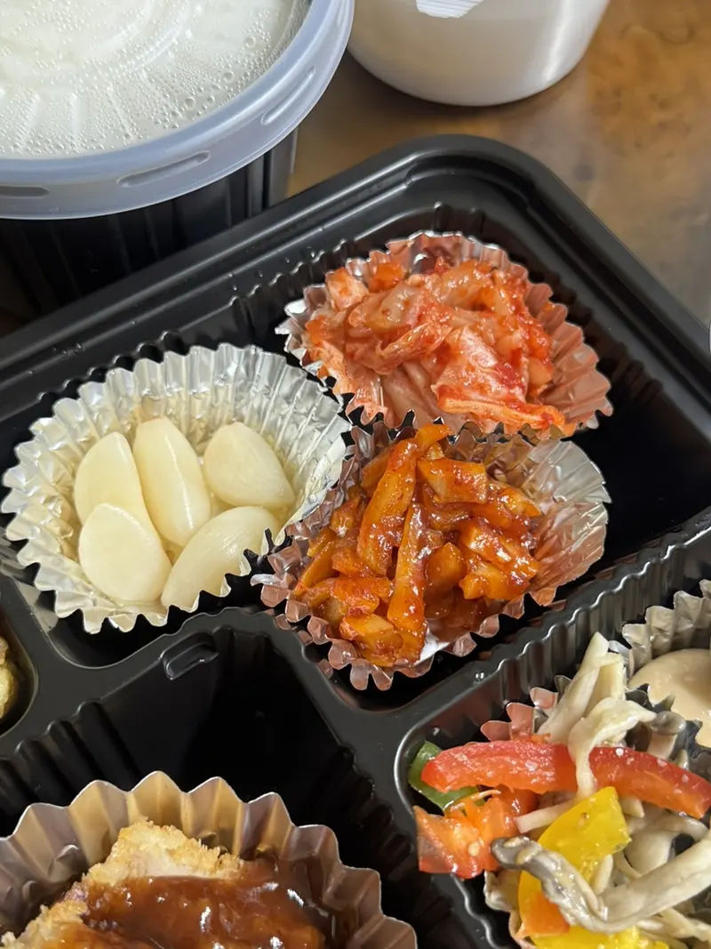 런치바스켓 단체도시락 실제 사진