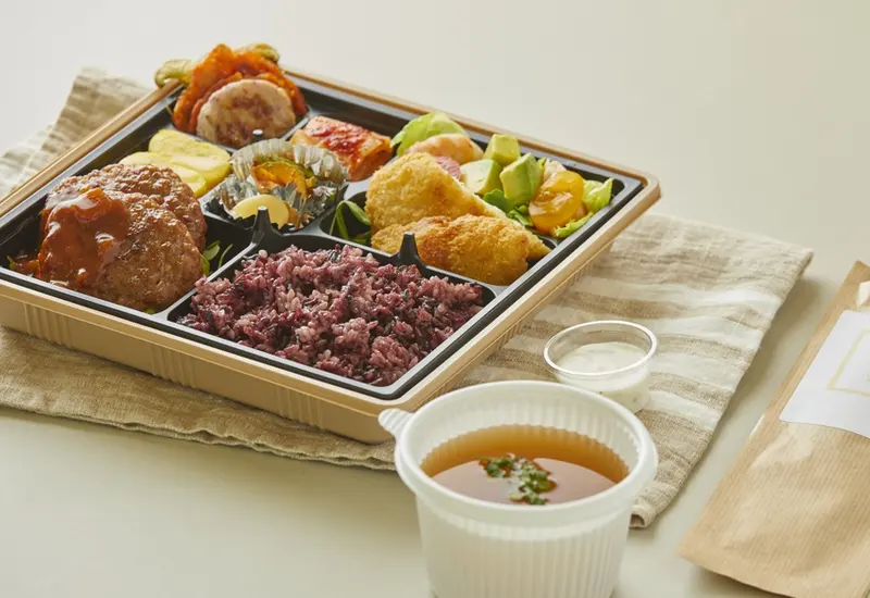 런치바스켓 단체도시락 실제 사진