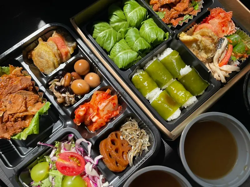 런치바스켓 단체도시락 실제 사진