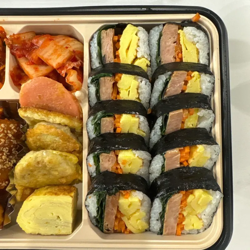 런치바스켓 단체도시락 실제 사진