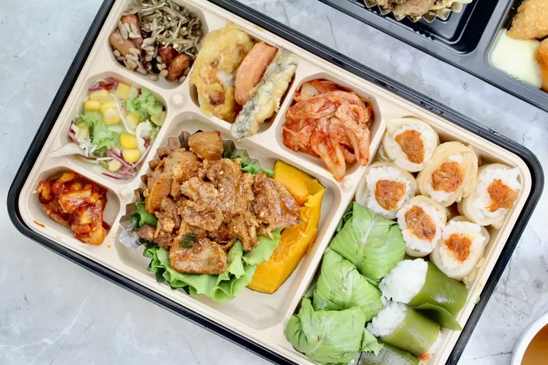 런치바스켓 단체도시락 실제 사진