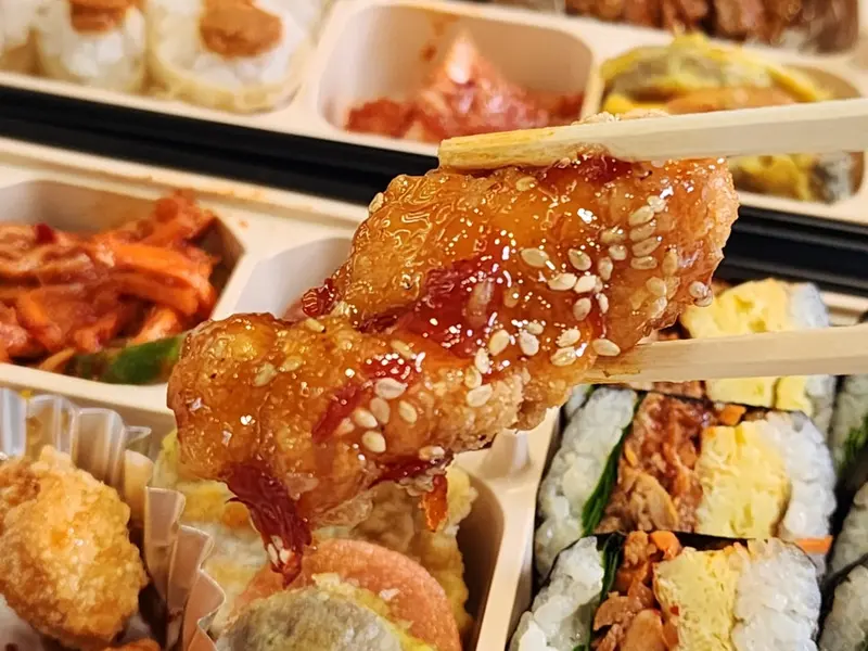 런치바스켓 단체도시락 실제 사진