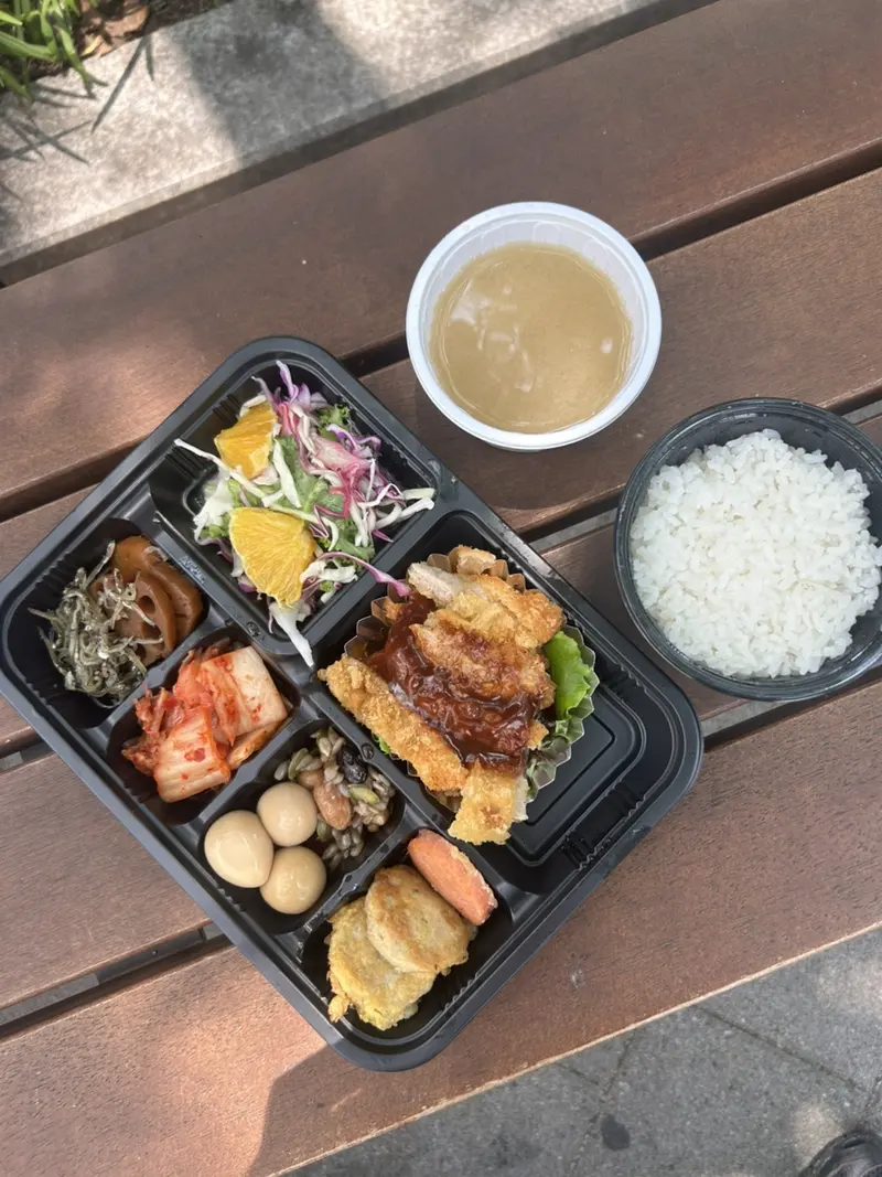 런치바스켓 단체도시락 실제 사진