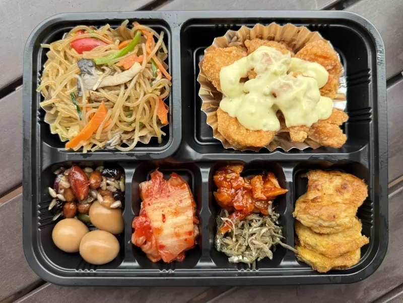 런치바스켓 단체도시락 실제 사진