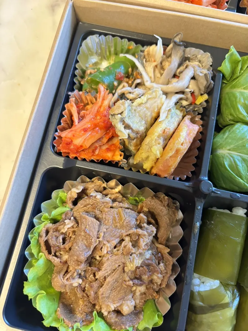 런치바스켓 단체도시락 실제 사진