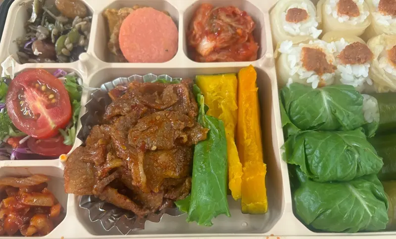 런치바스켓 단체도시락 실제 사진