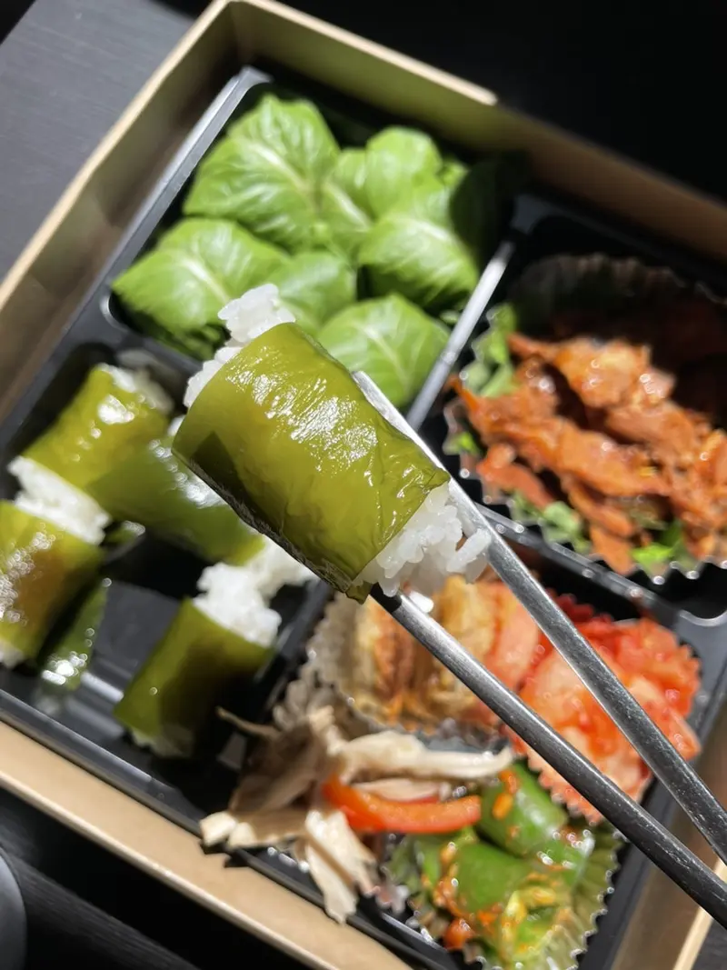 런치바스켓 단체도시락 실제 사진