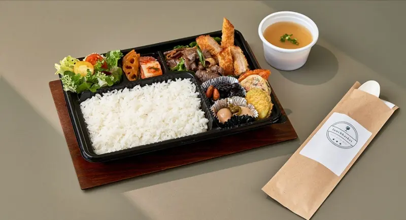 런치바스켓 단체도시락 실제 사진
