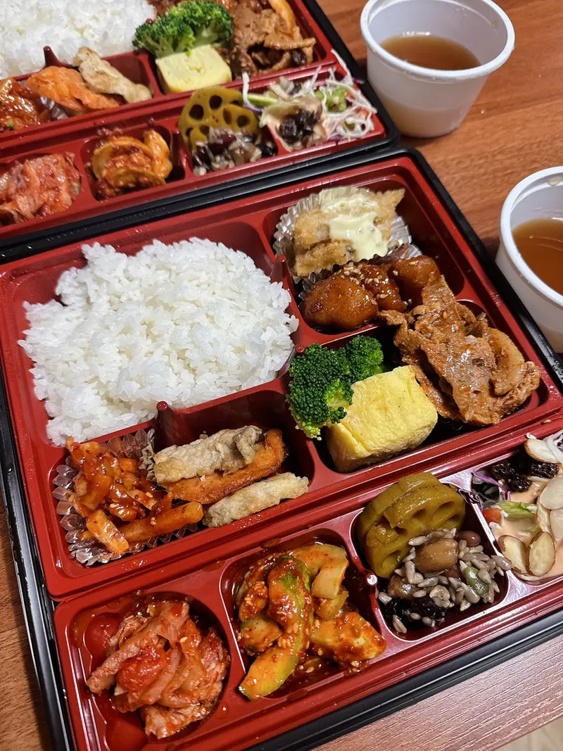 런치바스켓 단체도시락 실제 사진