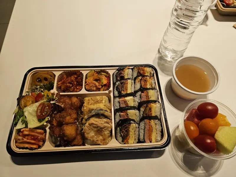 런치바스켓 단체도시락 실제 사진