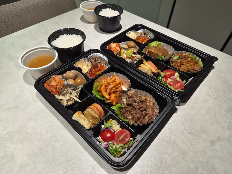 런치바스켓 단체도시락 실제 사진