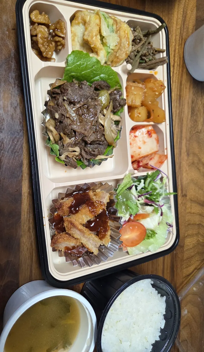 런치바스켓 단체도시락 실제 사진