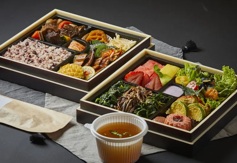 런치바스켓 단체도시락 실제 사진