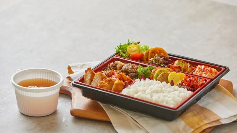 런치바스켓 단체도시락 실제 사진