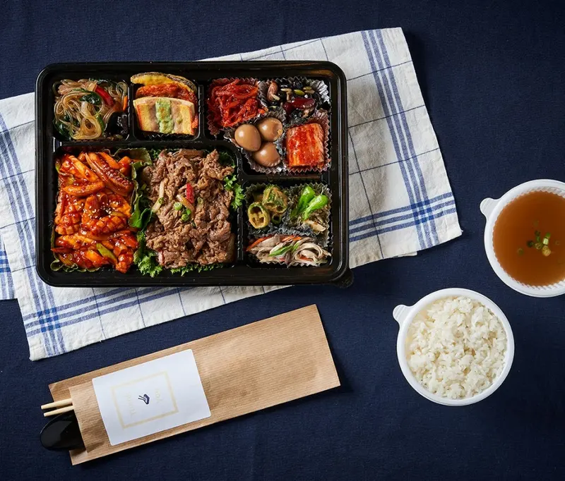 런치바스켓 단체도시락 실제 사진