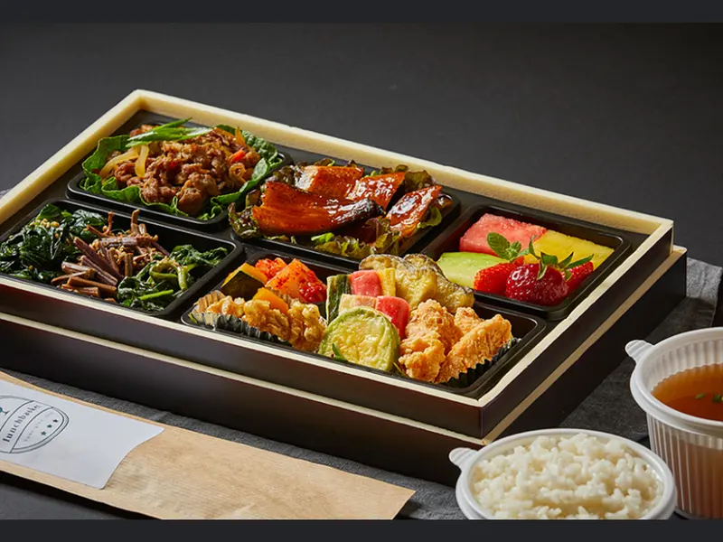 런치바스켓 단체도시락 실제 사진