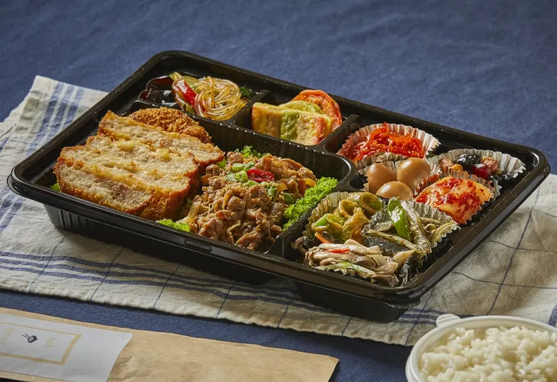 런치바스켓 단체도시락 실제 사진