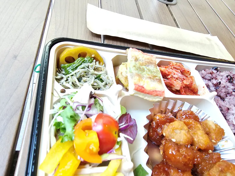 런치바스켓 단체도시락 실제 사진