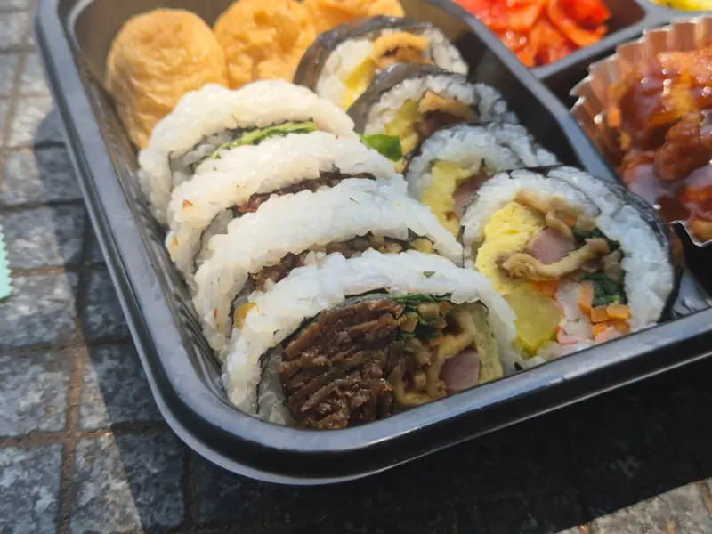 런치바스켓 단체도시락 실제 사진