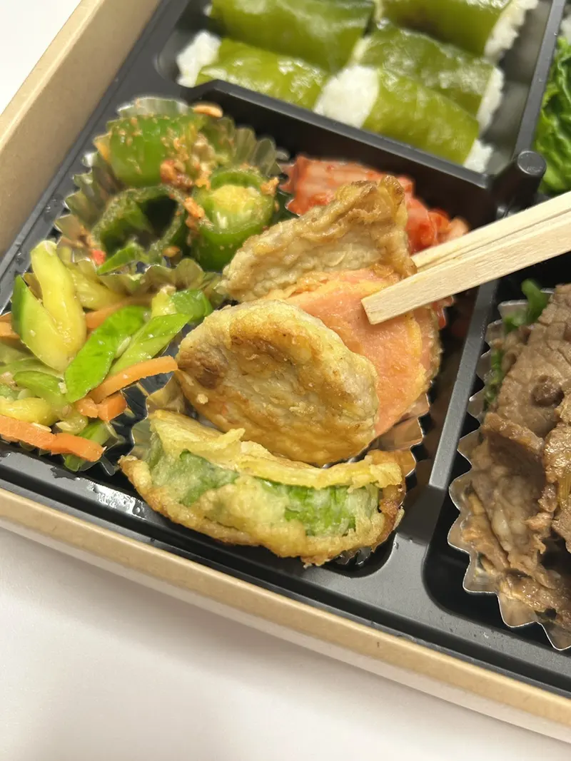 런치바스켓 단체도시락 실제 사진