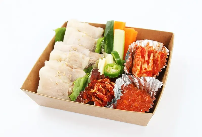 런치바스켓 단체도시락 실제 사진
