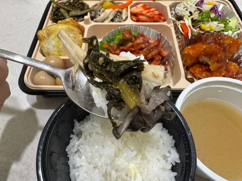 런치바스켓 단체도시락 실제 사진