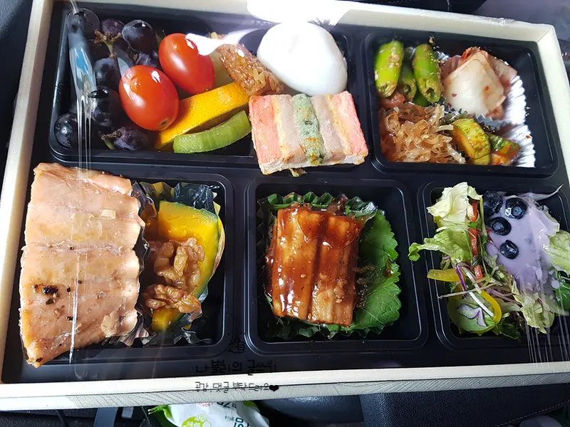 런치바스켓 단체도시락 실제 사진