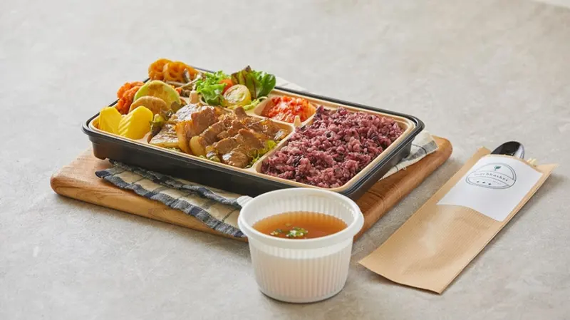 런치바스켓 단체도시락 실제 사진