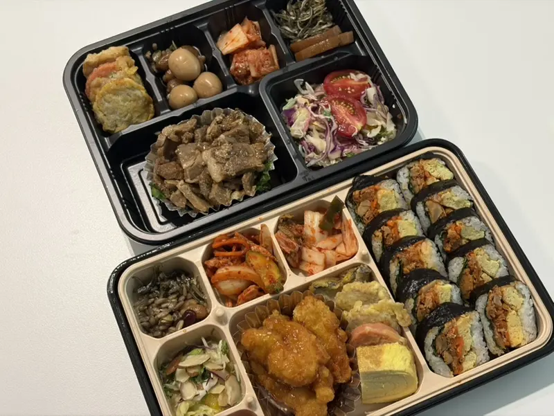 런치바스켓 단체도시락 실제 사진