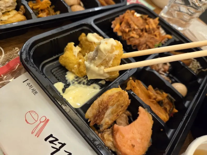 런치바스켓 단체도시락 실제 사진
