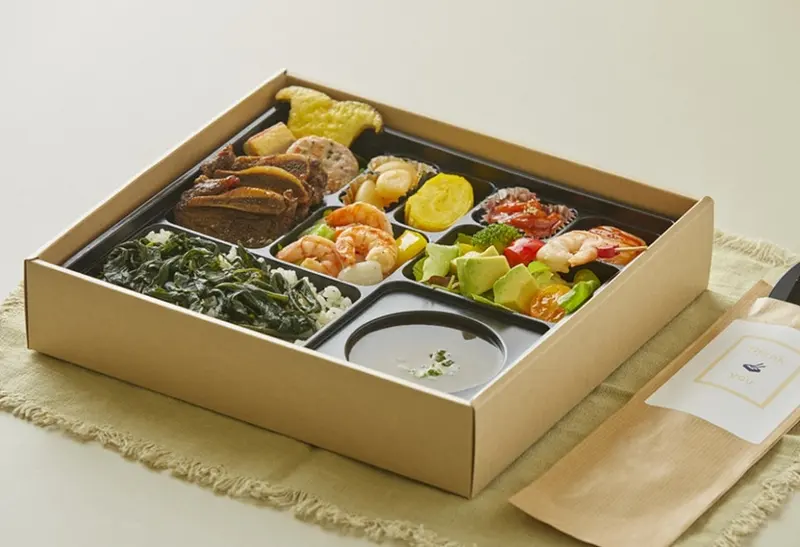 런치바스켓 단체도시락 실제 사진