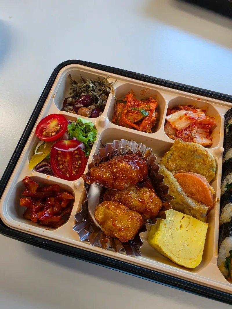 런치바스켓 단체도시락 실제 사진