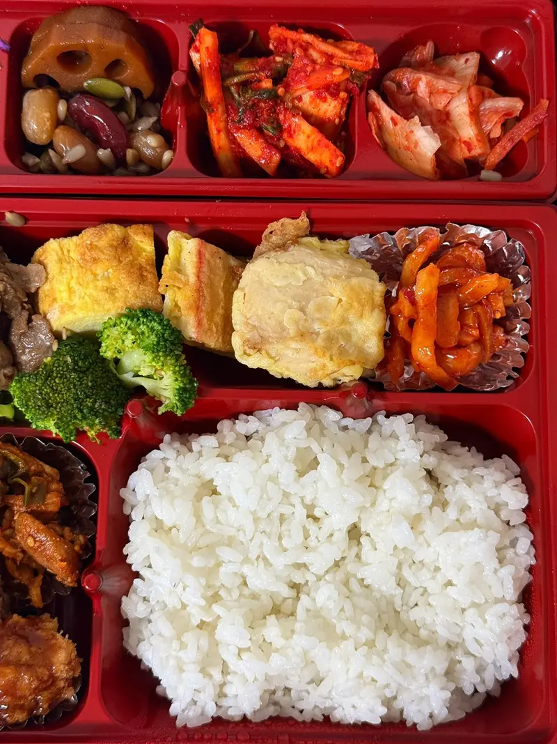 런치바스켓 단체도시락 실제 사진