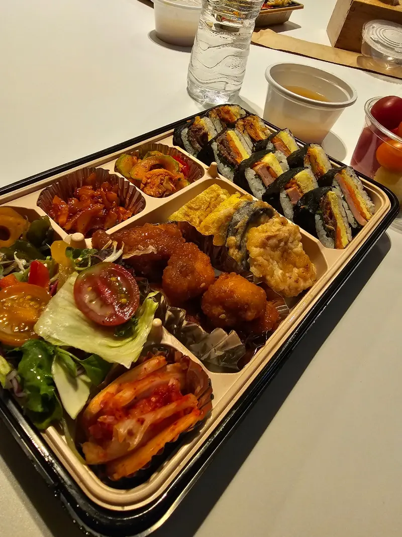 런치바스켓 단체도시락 실제 사진