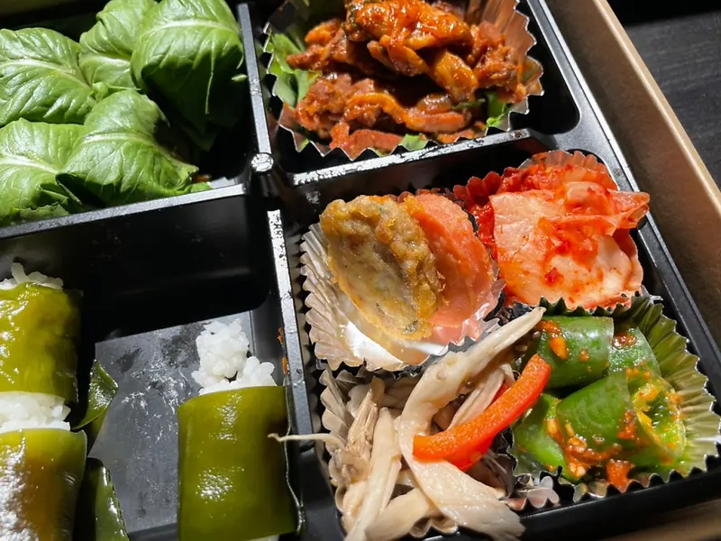 런치바스켓 단체도시락 실제 사진