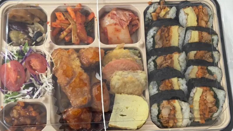 런치바스켓 단체도시락 실제 사진