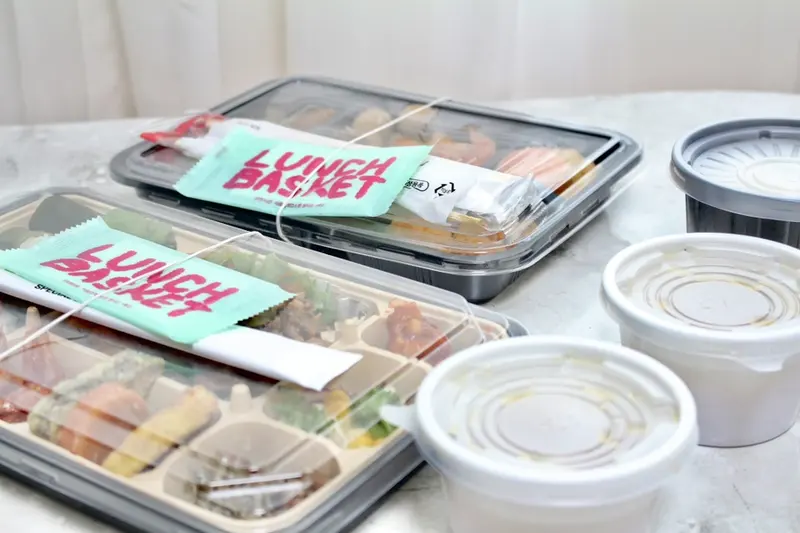 런치바스켓 단체도시락 실제 사진