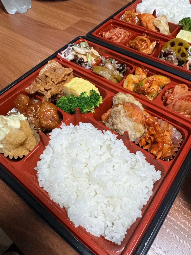 런치바스켓 단체도시락 실제 사진
